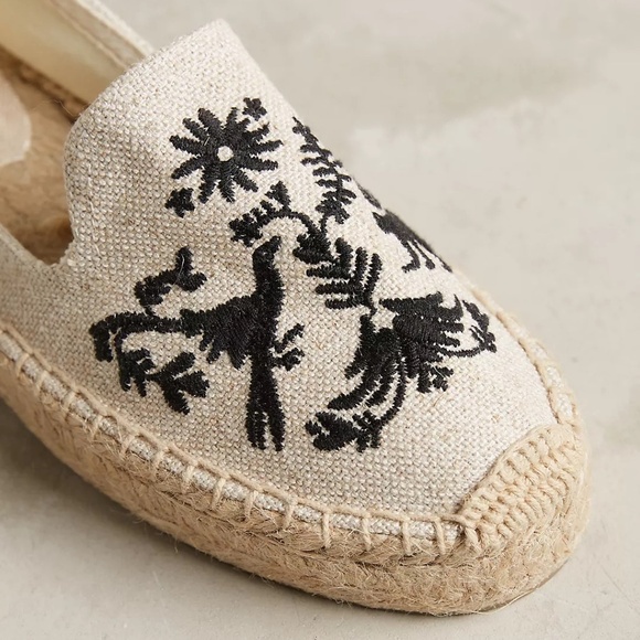 Soludos Otomi Embroidered Espadrilles Flats Size 9 - Picture 3 of 8